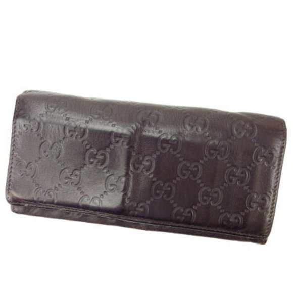 Gucci long Wallet Guccissima brown - Picture 1 of 6
